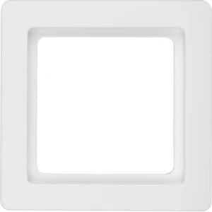 Hager Q.1 Afdekraam fluweel 1-voudig Horizontaal en verticaal Wit RAL 9010 IP20 10116089