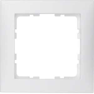 Hager S.1 Afdekraam 1-voudig Horizontaal en verticaal Wit RAL 9010 IP20 10119909