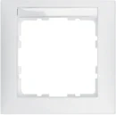 Hager S.1 Afdekraam 1-voudig Horizontaal Wit RAL 9010 IP20 10119919