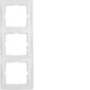 Hager S.1 Afdekraam 3-voudig Horizontaal en verticaal Wit RAL 9010 IP20 10138989