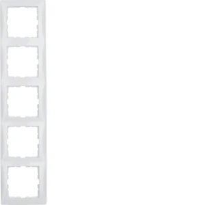 Hager S.1 Afdekraam 5-voudig Horizontaal en verticaal Wit RAL 9010 IP20 10158989