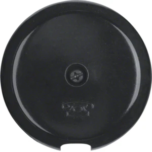 Hager berker 1930/GLAS Centraalstuk VDO-aansluitdoos en leidinguitgang EA Leidinguitvoer Centraalplaat Zonder label zwart 103701