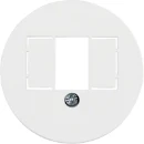 Hager berker 1930/GLAS Centraalstuk Glasserie/Palazzo TAE Centraalplaat Zonder label wit 1040