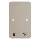 Hager berker OPBOUWSERIE bodemplaat schakelmateriaal 2-voudig Horizontaal Mat wit RAL 1013 105340