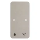 Hager berker OPBOUWSERIE bodemplaat schakelmateriaal 2-voudig Horizontaal Mat wit RAL 1013 105440