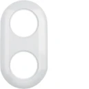 Hager 1930 Afdekraam 2-voudig Horizontaal en verticaal Wit RAL 9010 IP20 138129