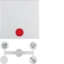 Hager berker S.1/B.3/B.7 bedieningselement aan / uit enkele wip wit RAL 9010 16211909