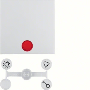 Hager berker S.1/B.3/B.7 bedieningselement aan / uit enkele wip wit RAL 9010 16218989