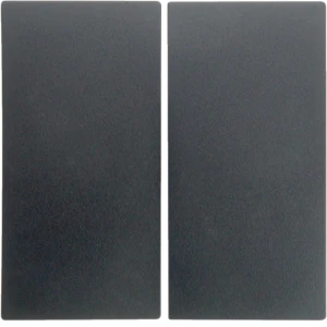 Hager berker S.1/B.3/B.7 bedieningselement aan / uit tweedelige wip antraciet RAL 7021 16231606