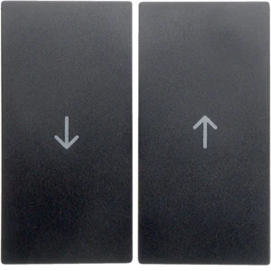 Hager berker S.1/B.3/B.7 Bedieningselement tweedelige wip antraciet RAL 7021 16251606