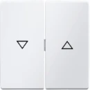Hager berker Q.1/Q.3/Q.7 Bedieningselement tweedelige wip wit RAL 9010 16256089