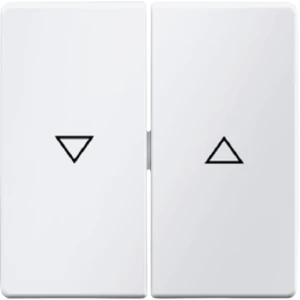 Hager berker Q.1/Q.3/Q.7 Bedieningselement tweedelige wip wit RAL 9010 16256089