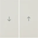 Hager berker S.1/B.3/B.7 Bedieningselement tweedelige wip wit RAL 1013 16258982