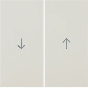 Hager berker S.1/B.3/B.7 Bedieningselement tweedelige wip wit RAL 1013 16258982