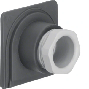 Hager berker W.1 Invoerstuk + wartel M20 x 1,5 grijs RAL 7011 18163515