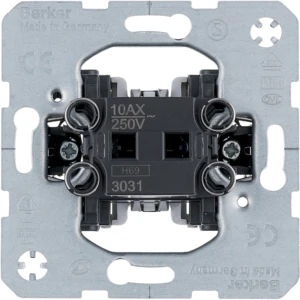 Hager berker wipschakelaar Uitschakelaar 1-polig opbouw 10AX IP20 3031