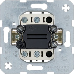 Hager berker wipschakelaar basiselementen Tweepolige schakelaar opbouw 16AX aluminium IP20 303212