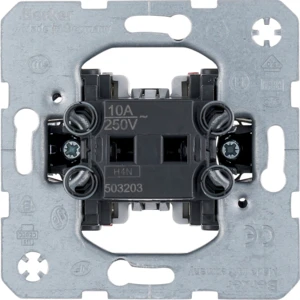 Hager berker Wipimpulsdrukker inbouw Wip Mat aluminium 503203