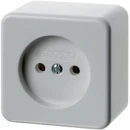 Hager Wandcontactdoos opbouw 16A 250V Glanzend wit RAL 9010 IP20 61600049