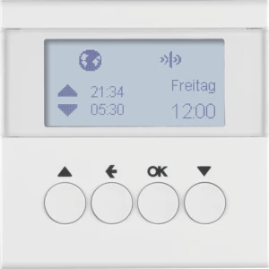Berker Berker.Net KNX-RF jaloezie schakelklok S/B pwit glans