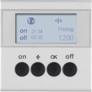 Berker Berker.Net KNX-RF tijdschakelklok S/B alulook