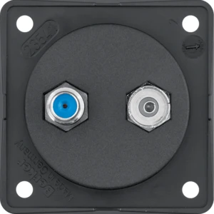 Hager berker INTEGRO antenne contactdoos 2v SAT/RD rijgdoos IP20 9456005