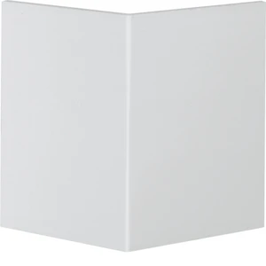 Hager Tehalit BR65 deksel hoek wandgoot 80mm PVC wit RAL 9016 BR0802A9016