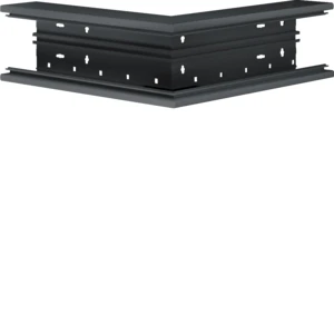 Hager Tehalit BR65 buitenhoek wandgoot 68x100mm PVC RAL 9011 BR6510039011