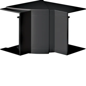 Hager Tehalit BR65 binnenhoek variabel wandgoot 68x100mm zwart RAL 9011 BR651004H9011