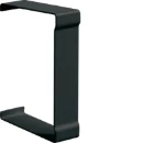 Hager Tehalit BR65 Afdekprofiel Afdekstrip romp wandgoot + deksel 68x100mm antraciet RAL 9011 BR6510079011