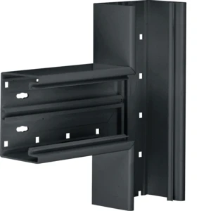 Hager Tehalit BR65 t-stuk wandgoot 67x68mm antraciet RAL 9011 BR6510089011