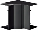 Hager Tehalit BR65 binnenhoek variabel wandgoot 68x130mm zwart RAL 9011 BR651304H9011