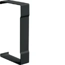 Hager Tehalit BR65 Afdekprofiel Afdekstrip romp wandgoot + deksel 68x130mm antraciet RAL 9011 BR6513079011