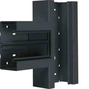 Hager Tehalit BR65 t-stuk wandgoot 67x68mm antraciet RAL 9011 BR6513089011