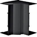 Hager Tehalit BR65 binnenhoek variabel wandgoot 68x170mm zwart RAL 9011 BR651704H9011