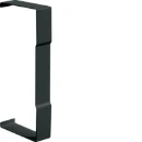 Hager Tehalit BR65 Afdekprofiel Afdekstrip romp wandgoot + deksel 68x170mm antraciet RAL 9011 BR6517079011