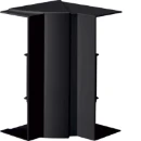 Hager Tehalit BR65 vlakke hoek wandgoot 210x68mm Halogeenvrij Kunststof zwart RAL 9011 BR652105H9011