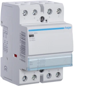 Hager ESD Magneetschakelaar 50Hz 63A 4NC AC 24V ESD464