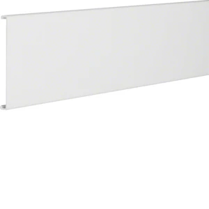 Hager deksel leidingkanaal 2000x110mm PVC onbehandeld wit RAL 9016 FB11029016