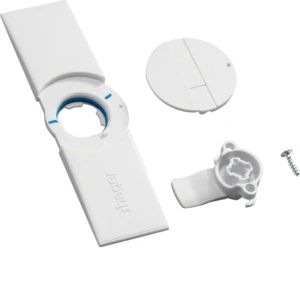 Hager Univers FZ Deur kast/lessenaar H165mm B40mm D5mm Kunststof Wit