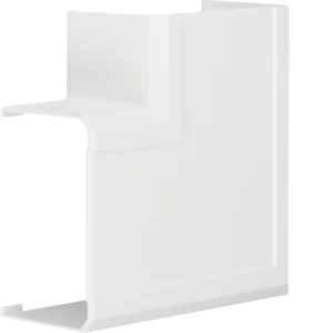 Hager Tehalit BRN vlakke hoek wandgoot 110x67mm PVC wit RAL 9010 G12059010