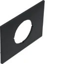 Hager Electraplan afdekplaat met opening ø 45mm voor gbz zwart GBZWN9005