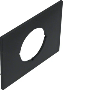 Hager Electraplan afdekplaat met opening ø 45mm voor gbz zwart GBZWN9005