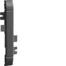 Hager Tehalit Ecoline afdekraamtussenstuk wandgoot 80mm Kunststof antraciet RAL 9011 Halogeenvrij GV0809011