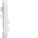 Hager Tehalit Ecoline afdekraamtussenstuk wandgoot 80mm Kunststof wit RAL 9016 Halogeenvrij GV0809016