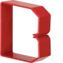 Hager Tehalit HNG draadhouder voor kanaal rood 75x75mm Halogeenvrij HN750753