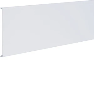 Hager deksel leidingkanaal 2000x110mm PVC onbehandeld wit RAL 9016 LF11029016