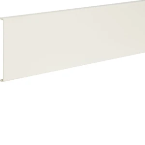 Hager deksel leidingkanaal 2000x90mm PVC onbehandeld wit RAL 9016 LF9029016