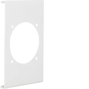 Hager afdekplaat wandgoot CEE enkelvoudig 150mm PVC wit RAL 9016 R86829016