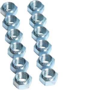 Hager Set moeren m12 voor hoofdrailsysteem (12 stuks)